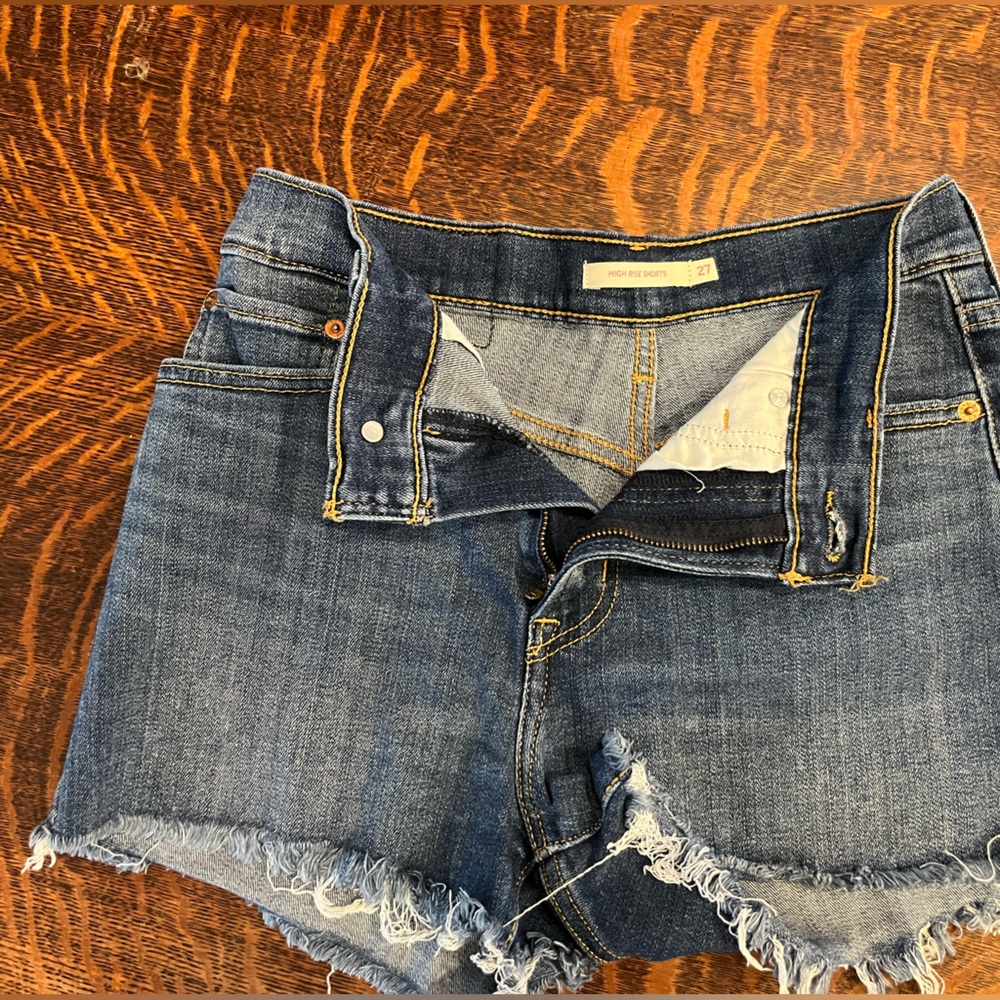Levi's Blue Jean Shorts for Women
